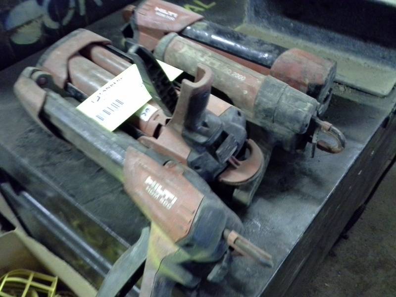 lot 284 image: Lot of (4) Hilti HDM 500 Caulk Guns