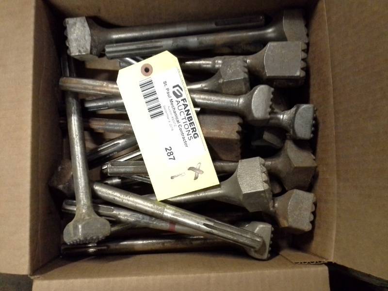 lot 287 image: Spline Shank Square Head Grinding Bits