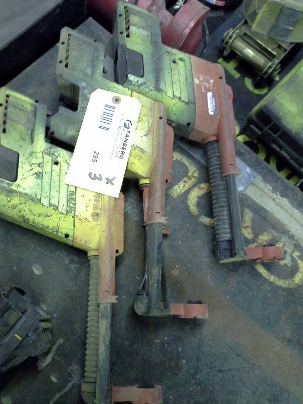 lot 295 image: Lot of (3) Hilti Dust Collectors