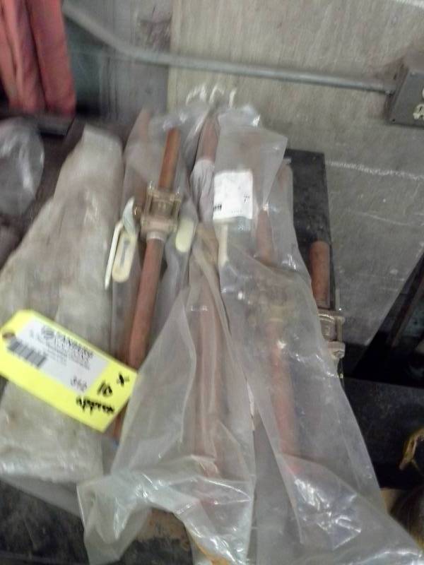 lot 312 image: Lot of (Approximately 10) Chemtron Pipe Sections with Valve Shutoff Assembly