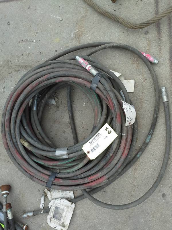 lot 138 image: Lot of (6) MatchMate Plus 12in. 1250 PSI High Pressure Hoses with Connections