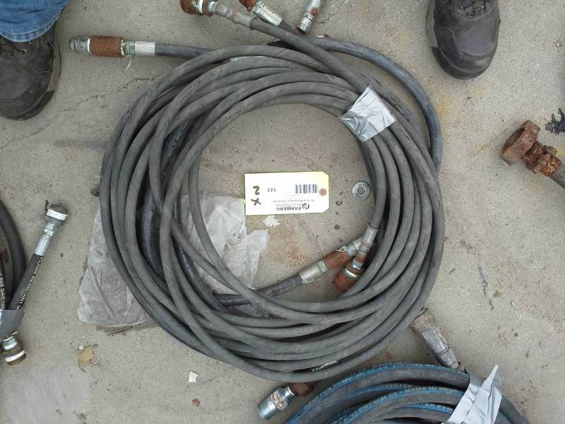 lot 141 image: Lot of (2) Universal SAE100R2AT 12in. 3500 PSI High Pressure Hoses with Connections