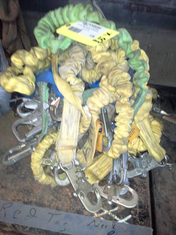 lot 179 image: Lot of (Approximately 20) Nylon Safety Tie-Downs