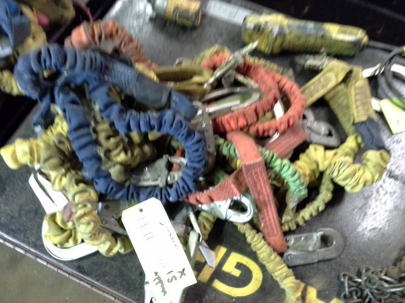 lot 187 image: Lot of (Approximately 15) Nylon Safety Tie-Downs