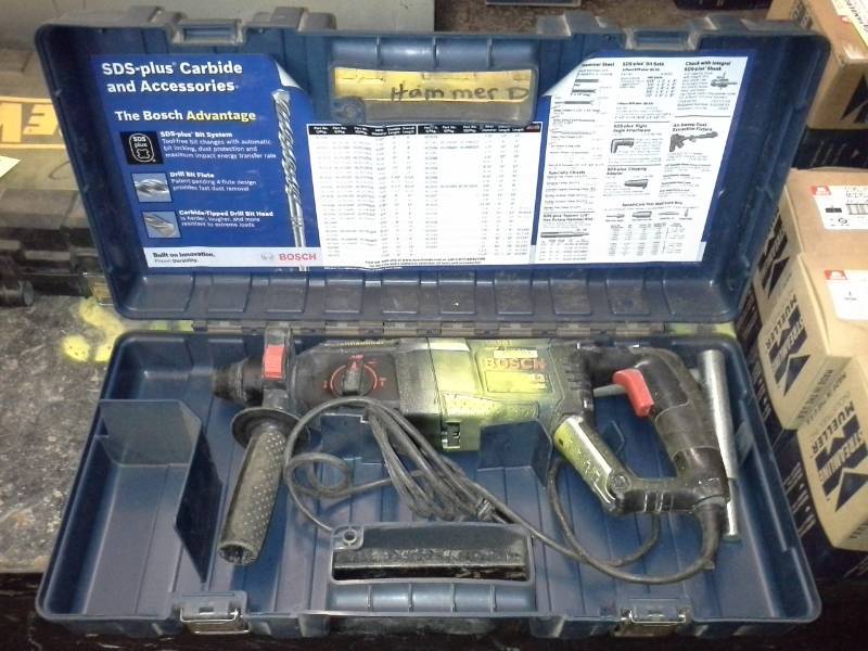 lot 199 image: Bosch 11255 VSR Boschhammer SDS-Plus Carbide, Case