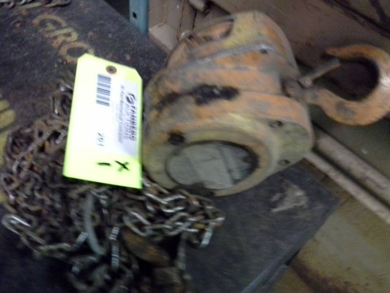 lot 201 image: Harrington 1-Ton Chain Lift
