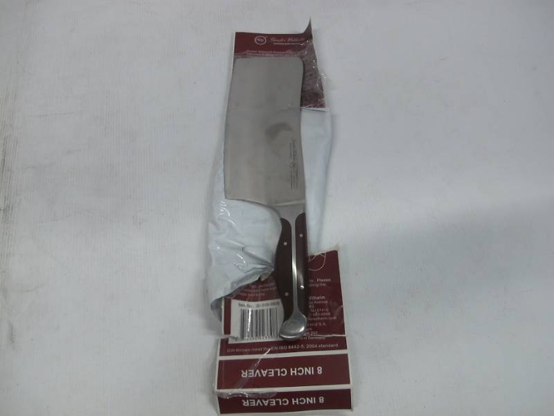 lot 44 image: 8-INCH MEAT CLEAVER KNIFE, PREMIER PROCUT, 30-319-0980
