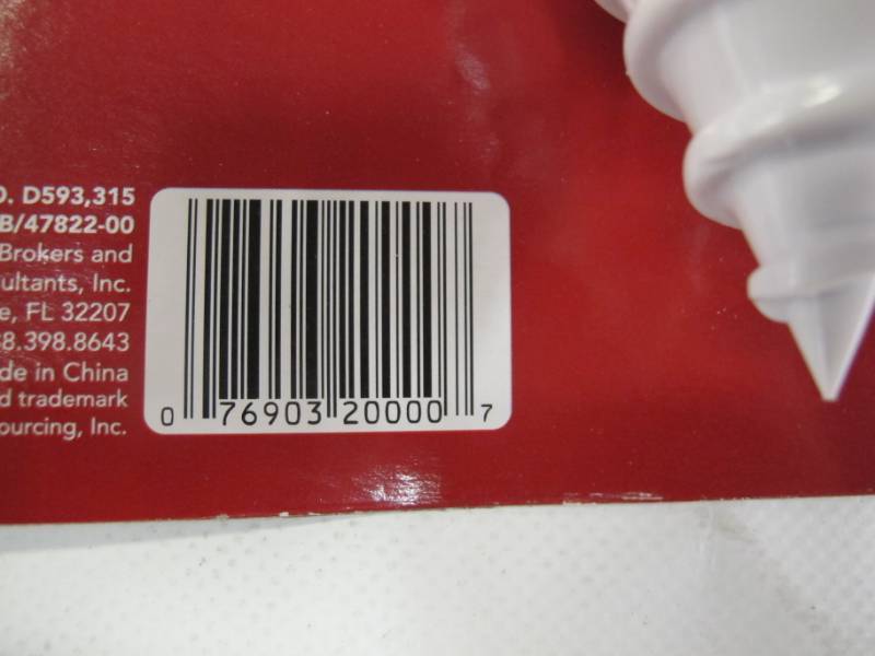 lot B10 image: Mr. BBQ Umbrella Anchor - White - NEW