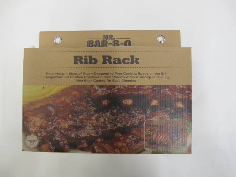 lot B15 image: Mr. BBQ Rib Rack - NEW