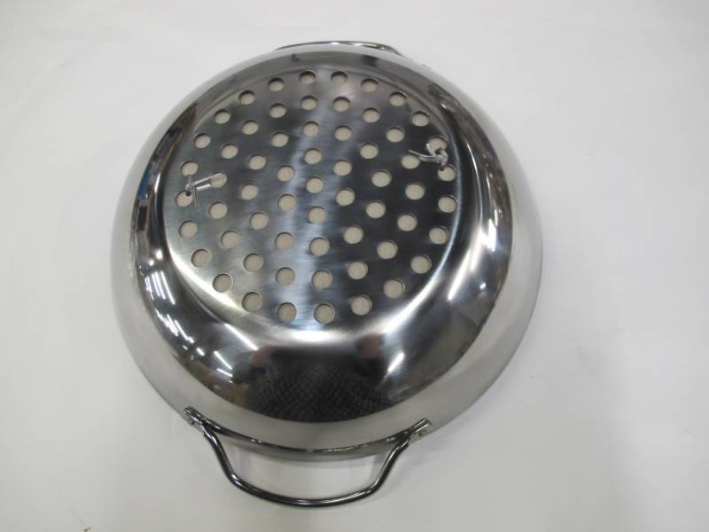 lot B20 image: Just Grillin Stainless Steel Grilling Bowl - NEW