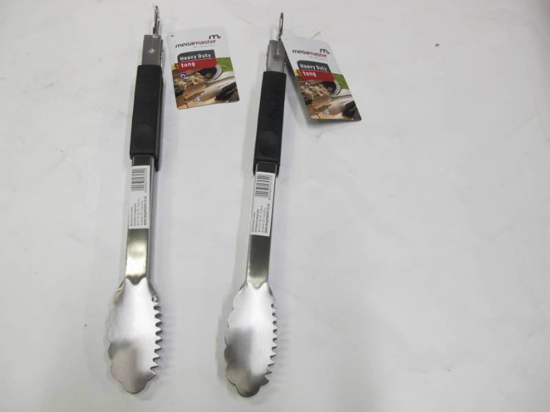 lot B56 image: Pair of Mega Master Heavy Duty Tongs - NEW