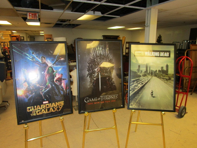 lot 160 image: FRAMED FILM AND TV POSTERS