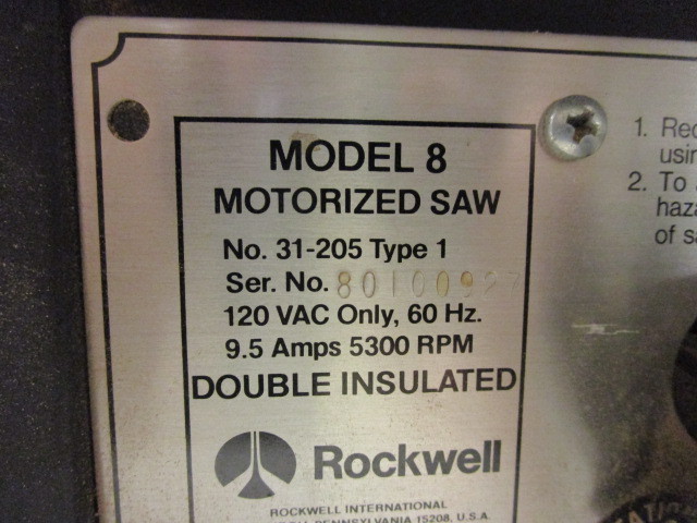 ROCKWELL TABLE SAW | EARLY FALL 