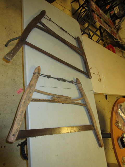 lot 179 image: RUSTIC SAWS