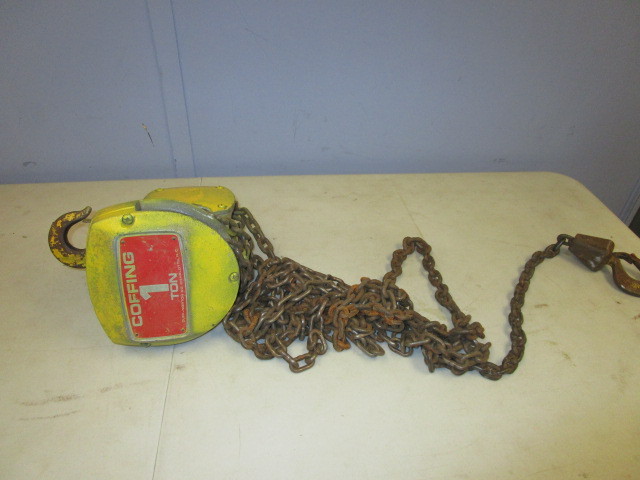 lot 183 image: COFFING 1 TON CHAIN HOIST