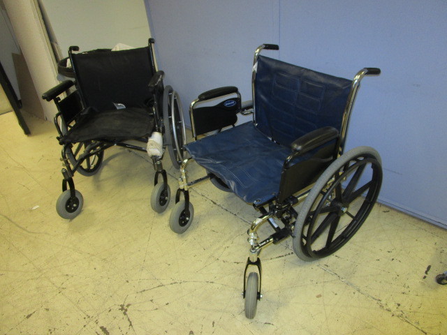 lot 212 image: TWO INVACARE WHEELCHAIRS