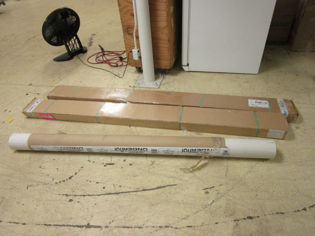 lot 230 image: NEW EAGAN AND CONGOLEUM FLOORING MATERIALS