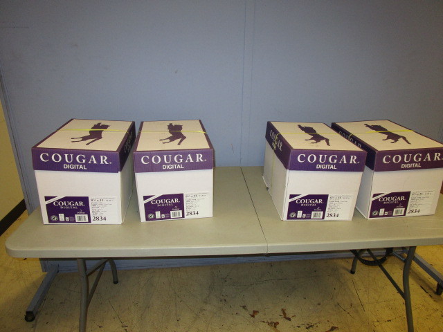lot 233 image: NEW CASES COUGAR DIGITAL PRINTER PAPER