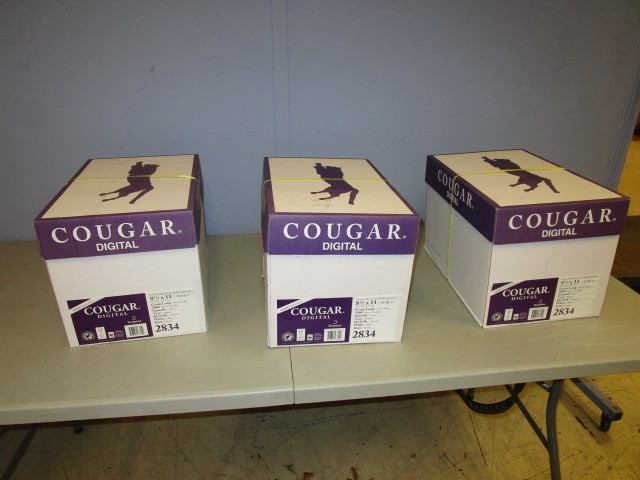 lot 234 image: NEW CASES COUGAR DIGITAL PRINTER PAPER