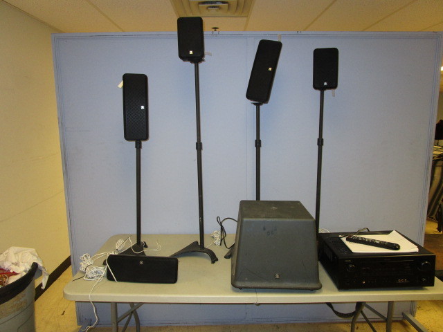 lot 240 image: BOSTON SURROUND SYSTEM WITH DENON SURROUND SOUND RECEIVER