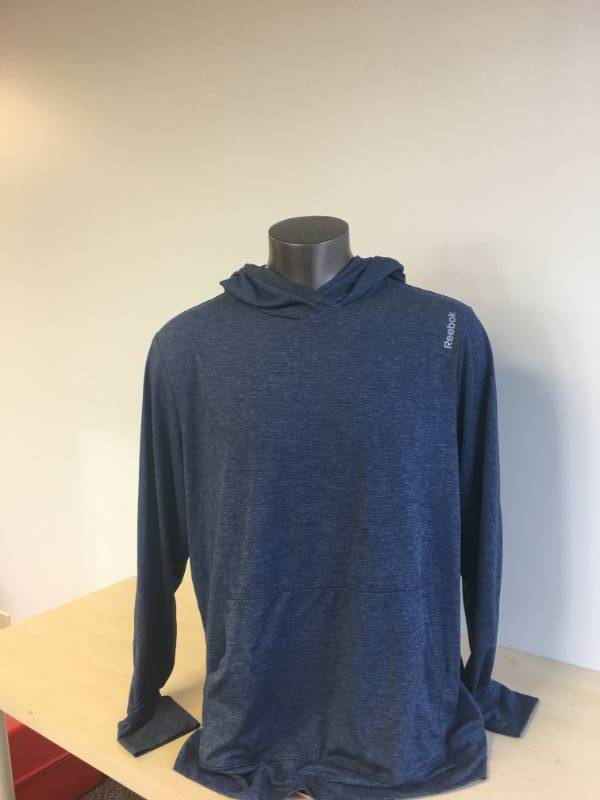 lot 26 image: Mens Blue Reebok Hooded Shirt