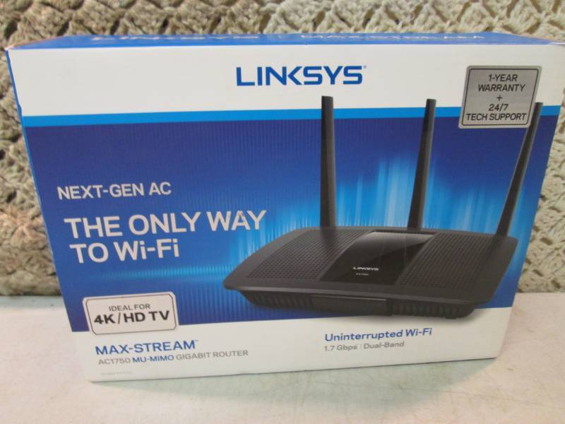 lot 25 image: Linksys Next-Gen AC Wi-Fi Router  C...