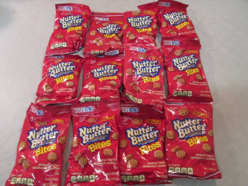lot 49 image: 12 Bags of Nutter Butter Bites Pean...