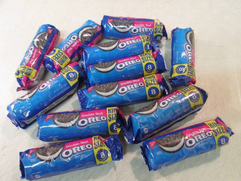 lot 52 image: 12 Packs of Double Stuf Oreo Cookie...