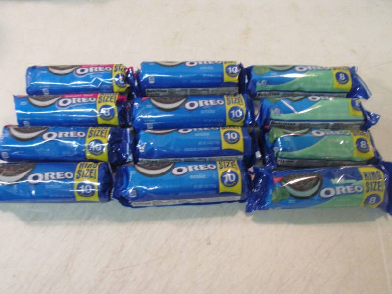 lot 63 image: 12 Packs of Assorted Oreo Cookies  ...