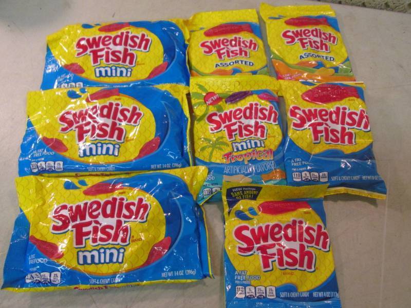 lot 83 image: Assorted Swedish Fish Candy  B-4...