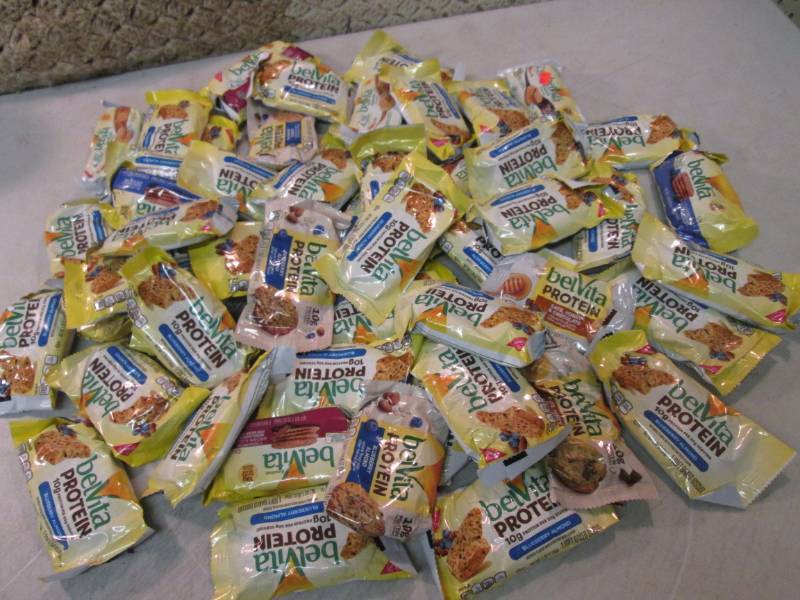 lot 84 image: Large Lot of Assorted Belvita Prote...