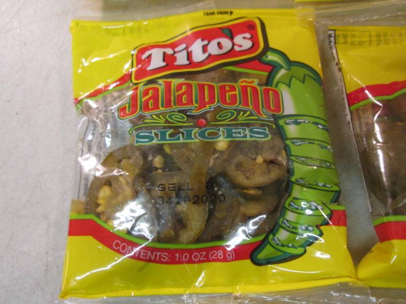 lot 87 image: 19 Pouches of Titos Jalapeno Slice...