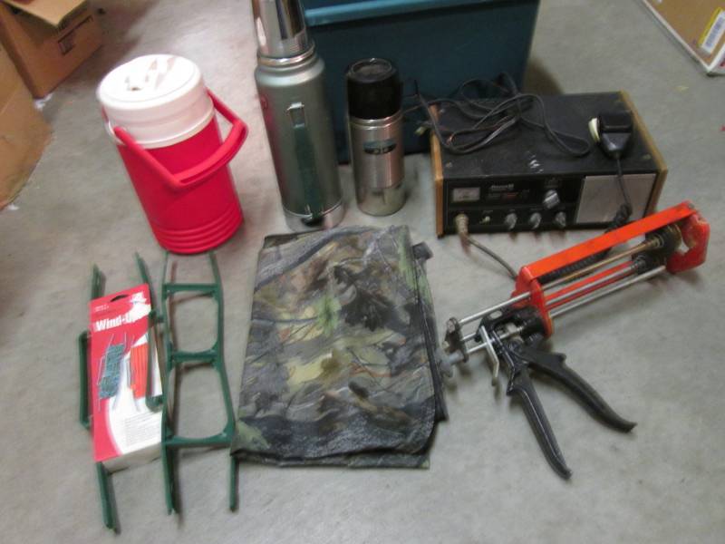 lot 101 image: Plastic Tote Full of Misc See Photo...
