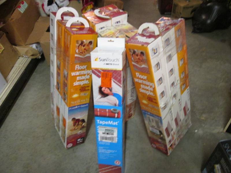 lot 121 image: Lot of 11 Sun Touch Floor Warming S...