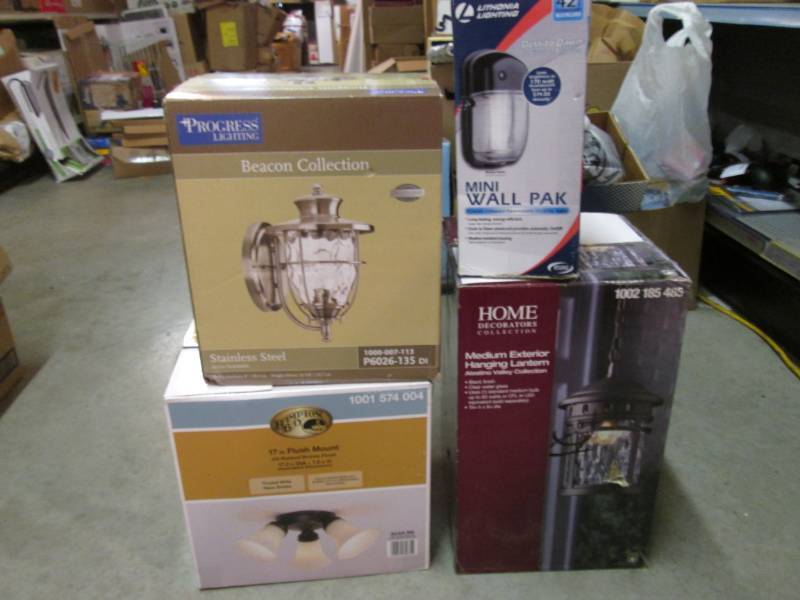 lot 143 image: Lot of 4 Lighting Fixtures Open Box...