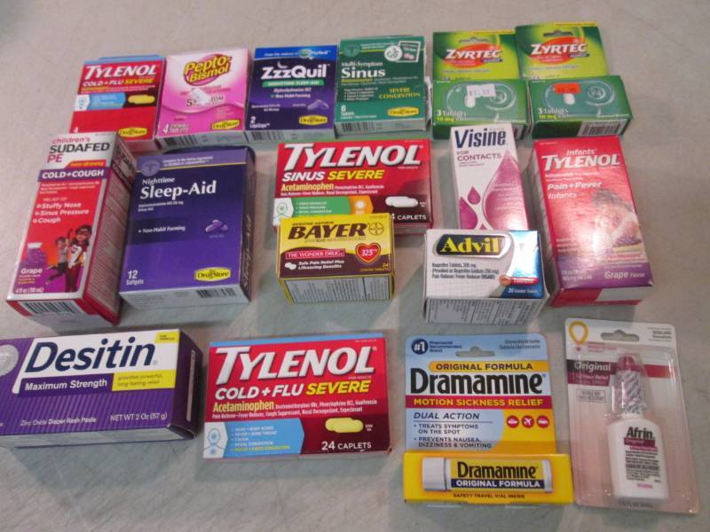 lot 152 image: Assortment of Various Medicine  RMW...