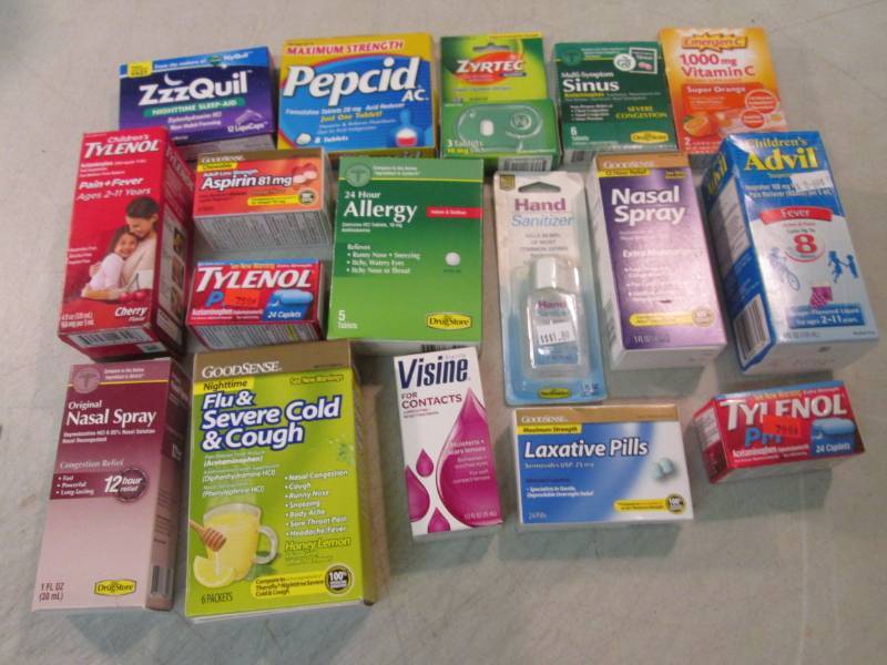 lot 153 image: Assortment of Various Medicine  RMW...