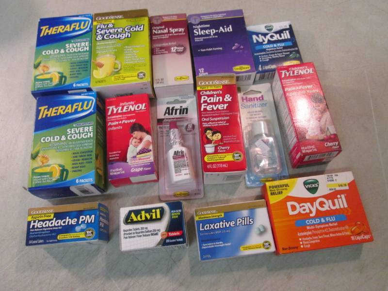 lot 154 image: Assortment of Various Medicine  RMW...