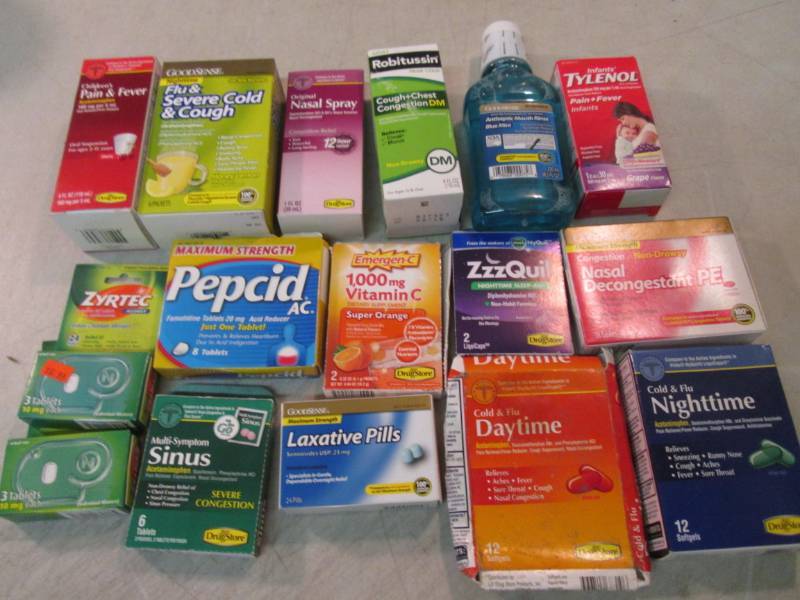 lot 155 image: Assortment of Various Medicine  RMW...