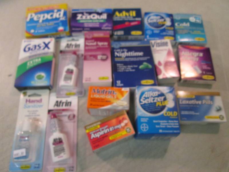 lot 156 image: Assortment of Various Medicine  RMW...