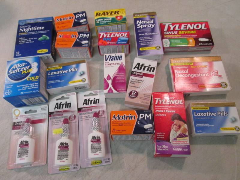 lot 159 image: Assortment of Various Medicine  RMW...