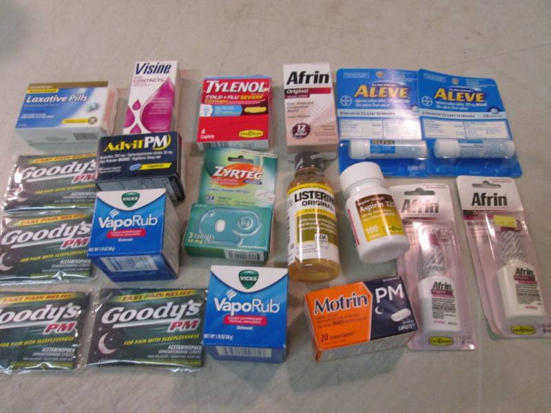 lot 160 image: Assortment of Various Medicine  RMW...