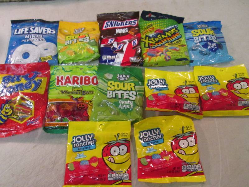 lot 167 image: 12 Bags of Assorted Candy  B-1...