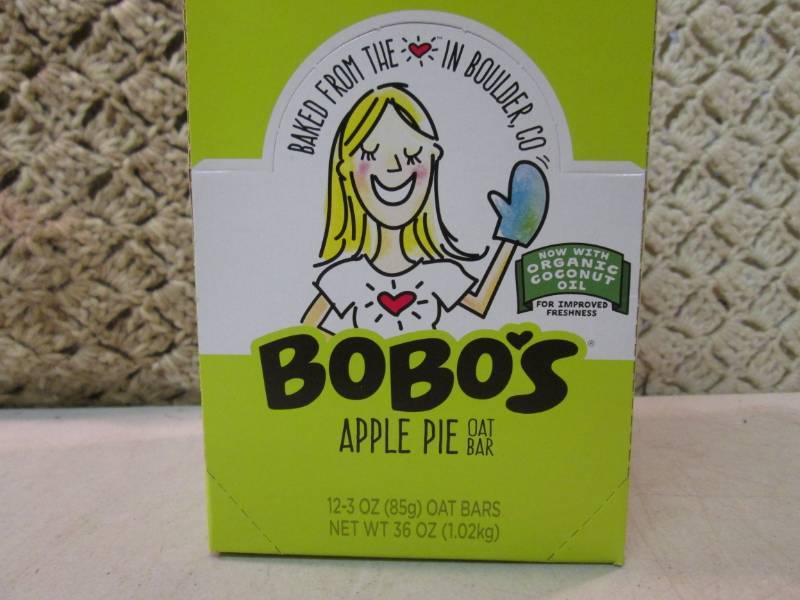 lot 170 image: Box of 12 Bobos Apple Pie Oat Bars...