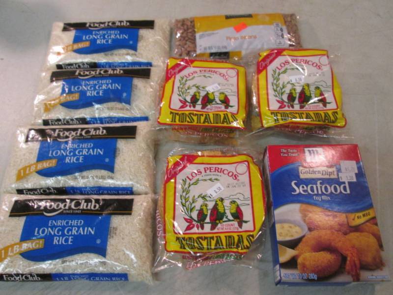 lot 178 image: Assorted Lot of Rice, Beans, Tostad...