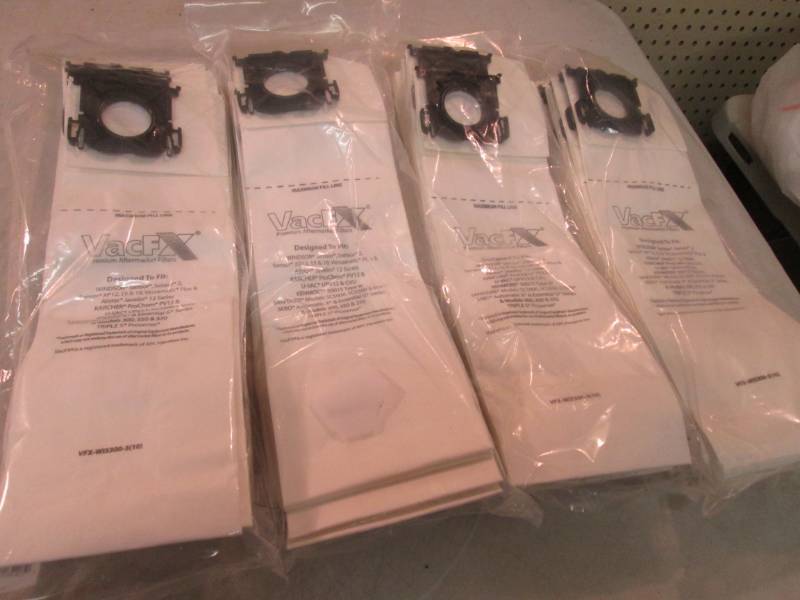 lot 198 image: 4 - 10-Packs of Vacuum Cleaner Bags...