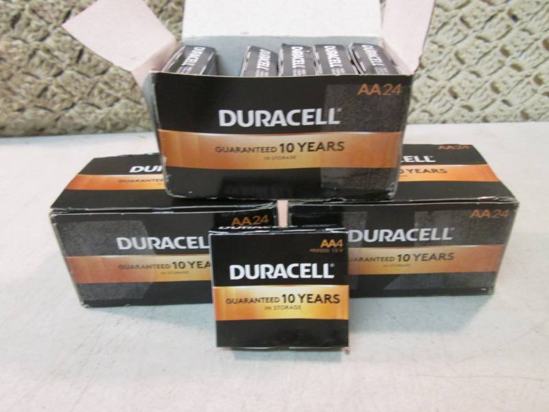 lot 203 image: 72 AA Batteries 3 Boxes of 24 Dated...