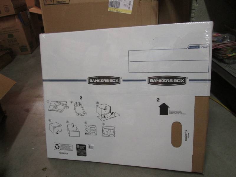 lot 208 image: 30 Bankers Box File Boxes  D-1...