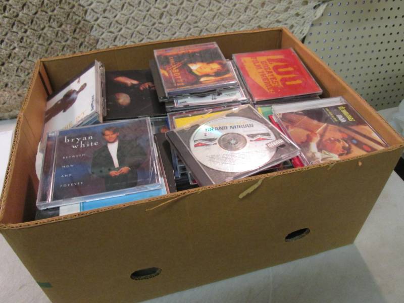 lot 227 image: Box Full of CDs  C-2...