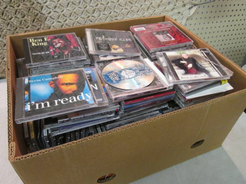 lot 228 image: Box Full of CDs  C-2...